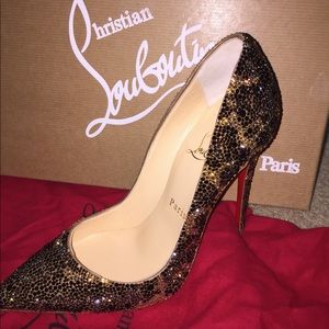Christian Louboutin So Kate Strass Leopard 120